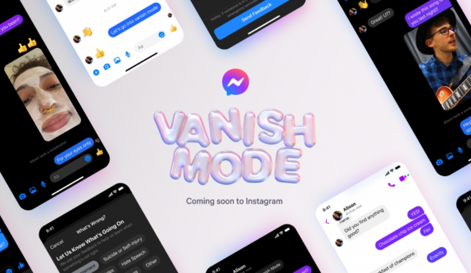 Facebook releases 'Vanish Mode' snapchat-like feature for Instagram & Messenger