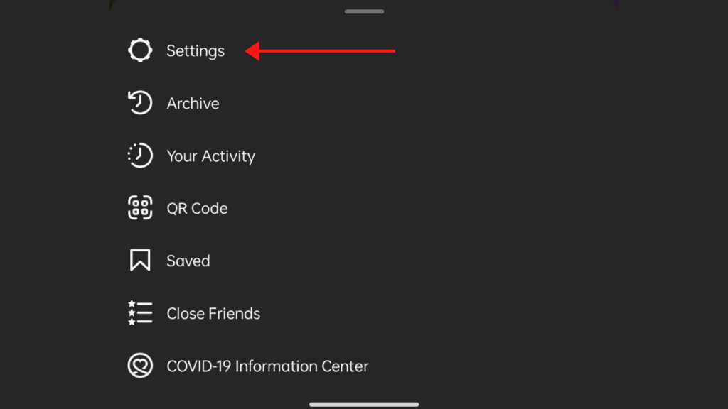 Logout Instagram Step 1