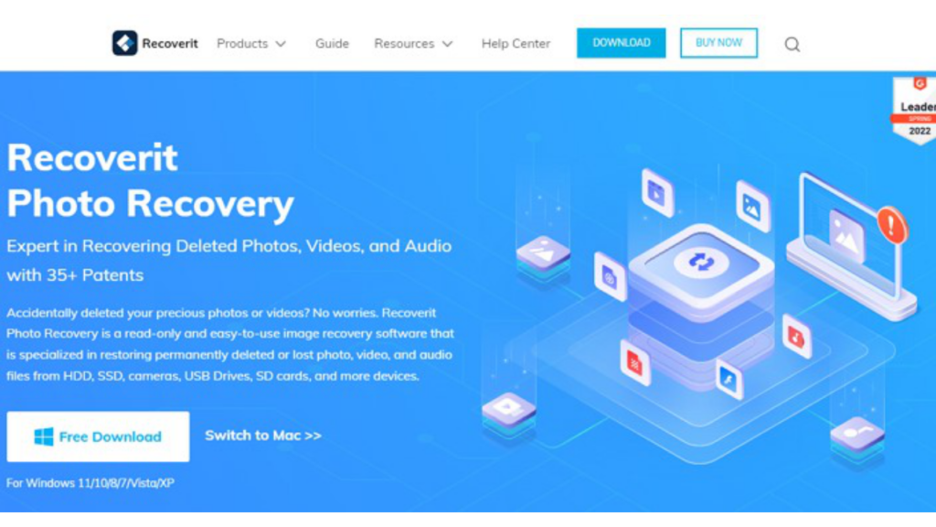 Wondershare Recoverit windows 11 app