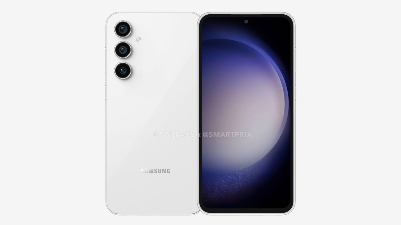 Galaxy s23 FE white render