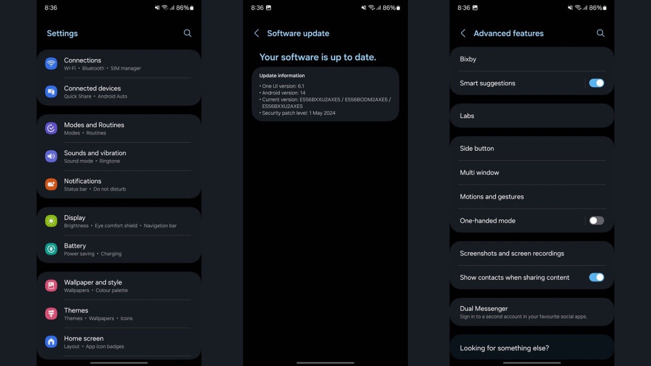 Galaxy f55 5g May security patch