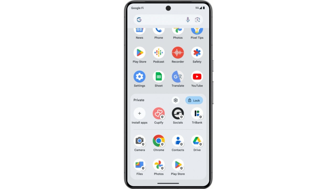 Android 15 beta private space 
