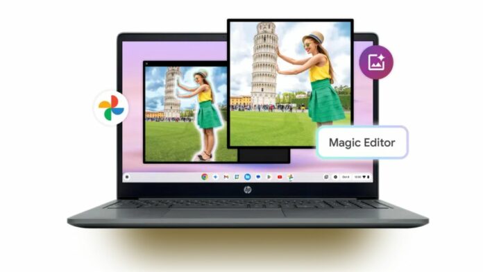 Magic editor, gemini in chromebook plus