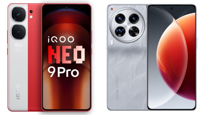 Iqoo Neo 9 pro vs tecno camon 30 premier
