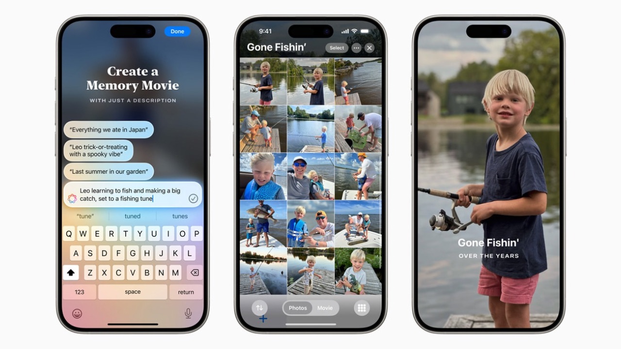Apple intelligence memories feature