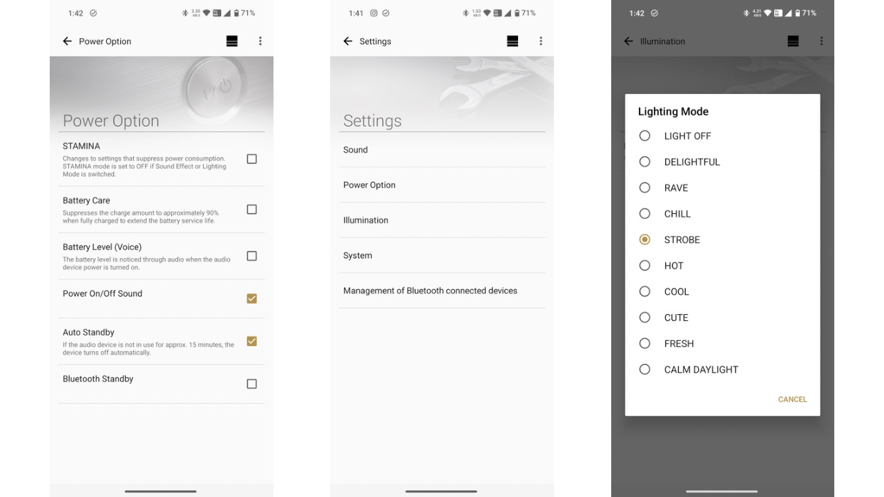 Sony ult field 7 app