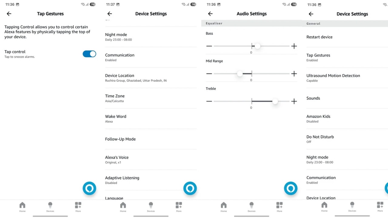 Amazon Echo Spot features