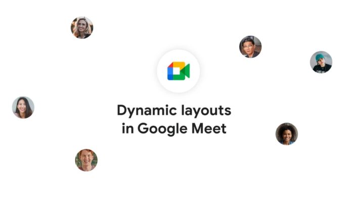 Dynamic layouts in google meet
