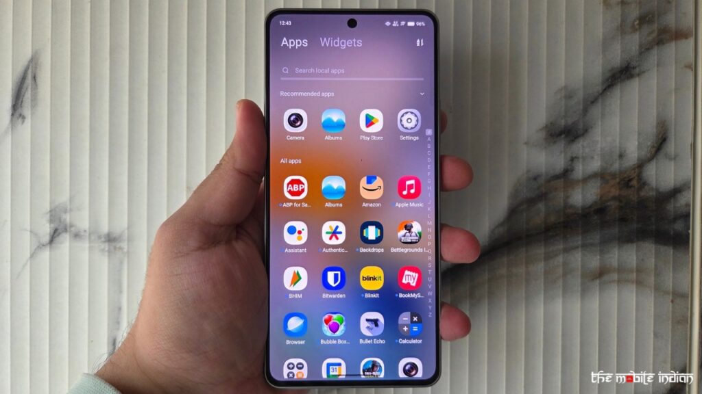 Iqoo neo 10r display 2