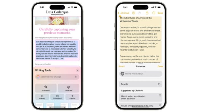 Apple Intelligence in all Meta Apps