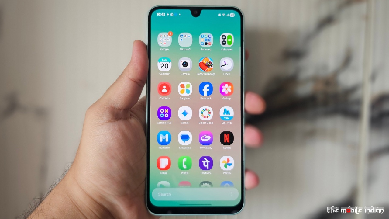 Galaxy A26 5G display