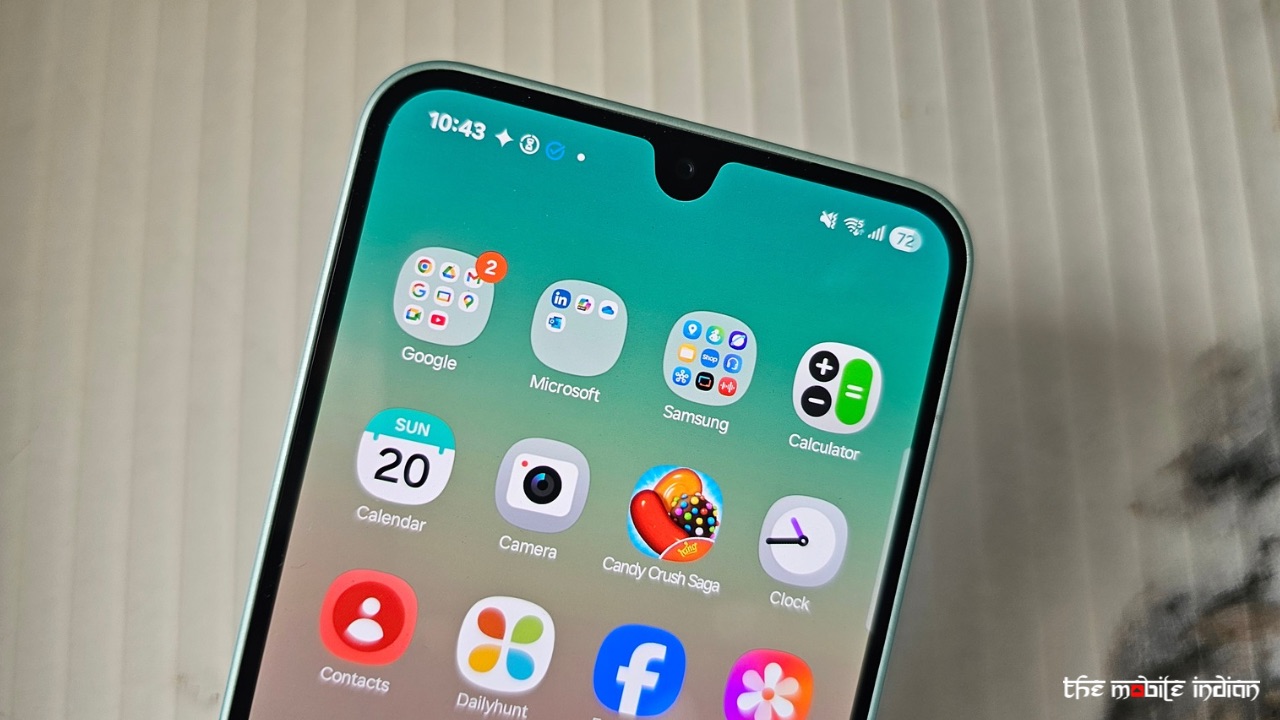 Galaxy A26 5G notch