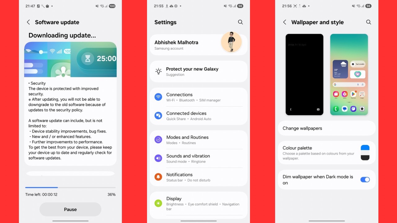 Galaxy A26 5G update