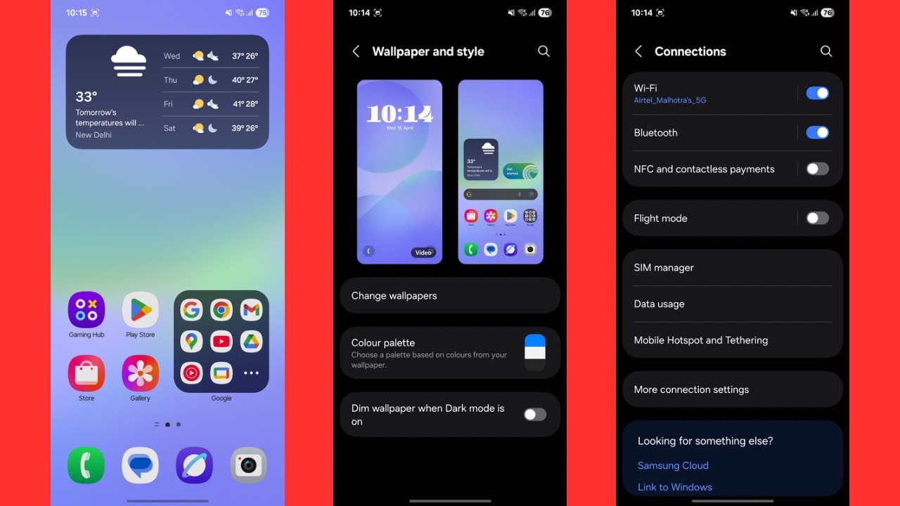 Galaxy A36 5G customisation