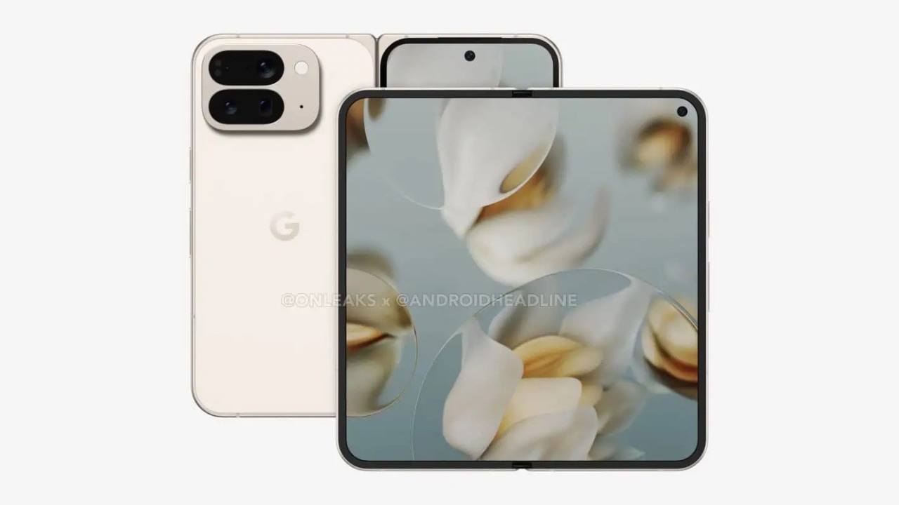 Google Pixel 10 Pro Fold renders