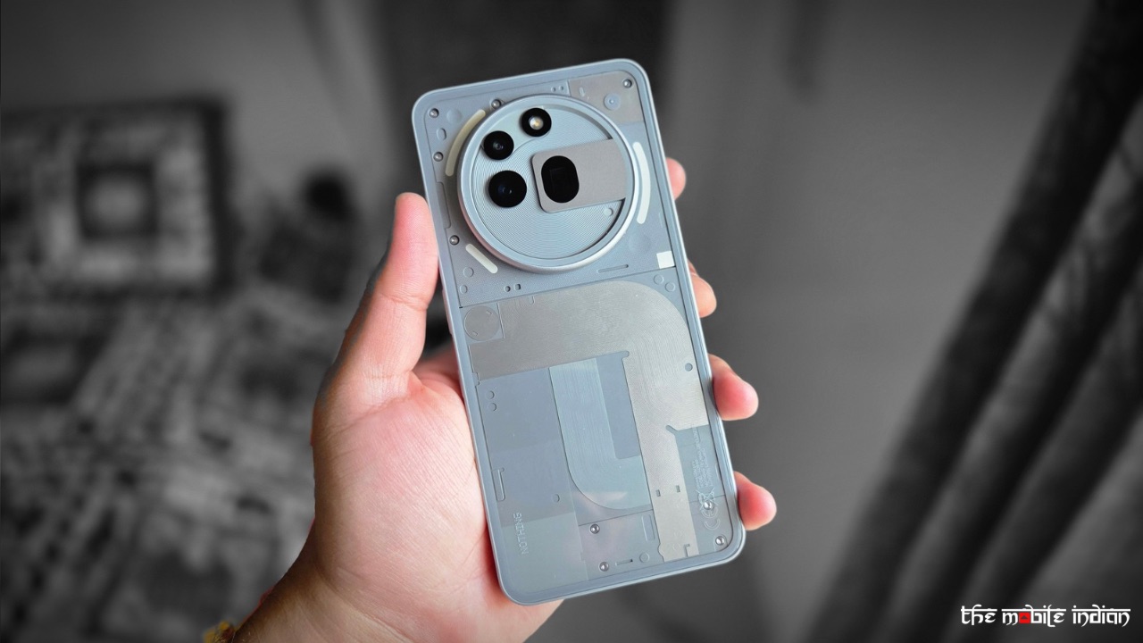 Nothing Phone (3a) Pro back