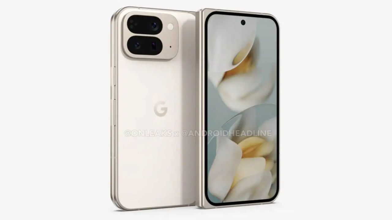 Pixel 10 Pro Fold front and back