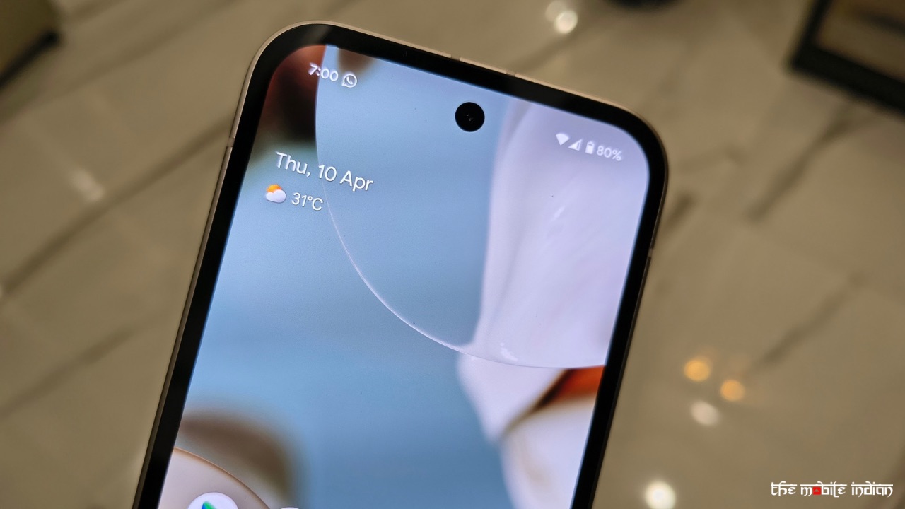 Pixel 9a bezels