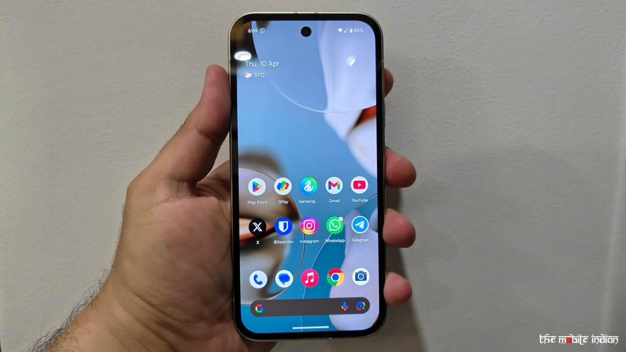 Pixel 9a display