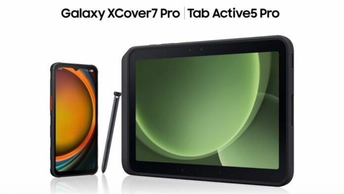 Samsung Galaxy XCover7 Pro, Tab Active5 Pro