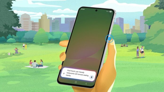 side button trigger for Gemini on Galaxy A-series smartphones