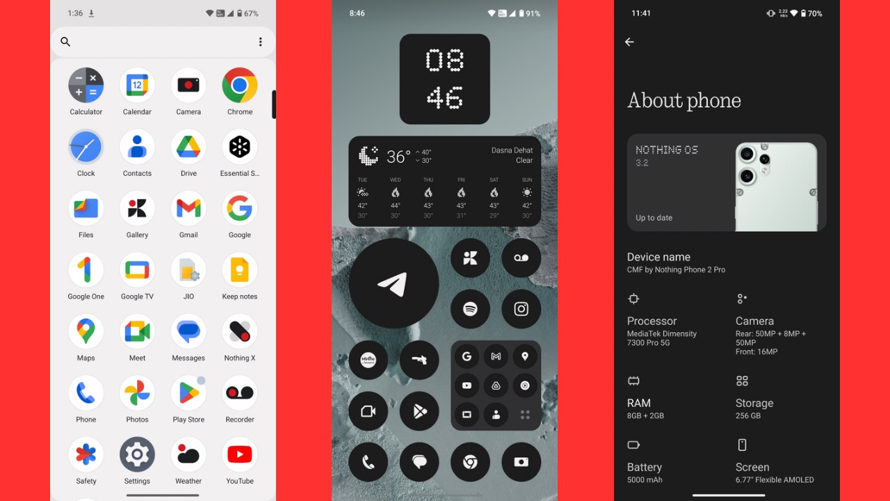 CMF Phone 2 Pro pre-installed apps