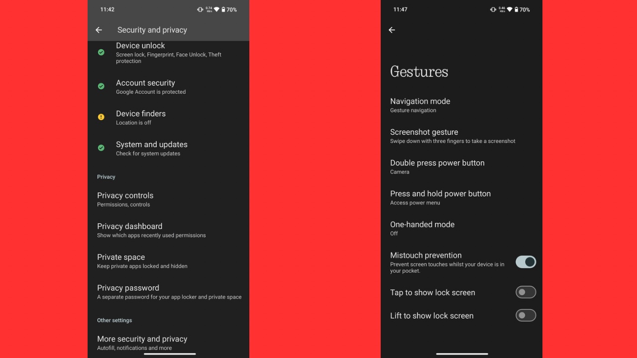CMF Phone 2 Pro security features