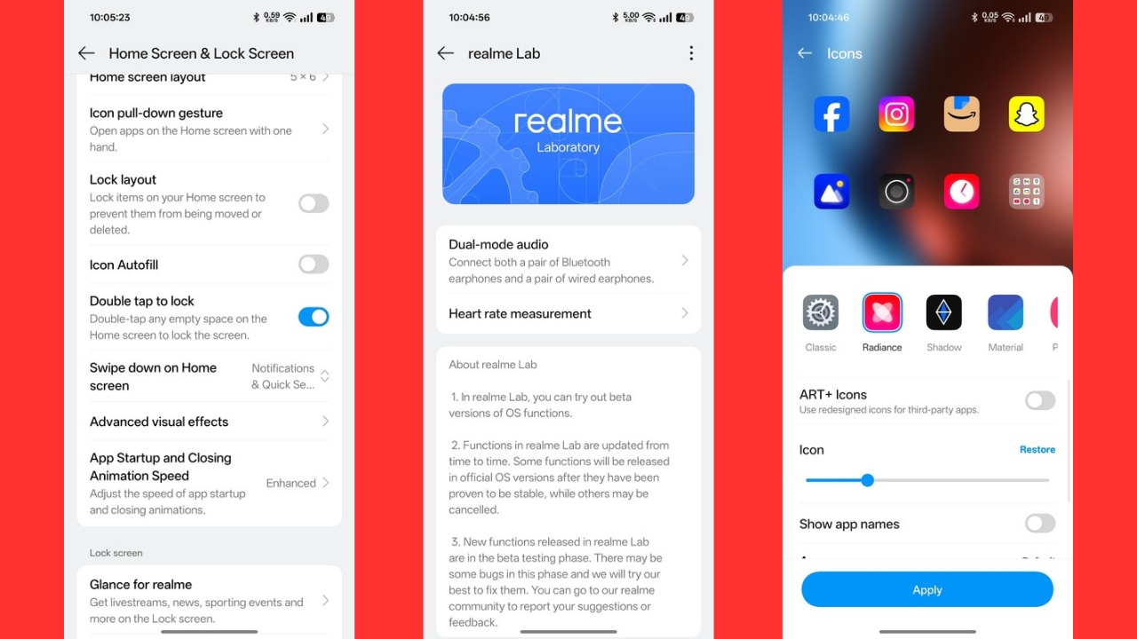 Realme Gt 7 software features