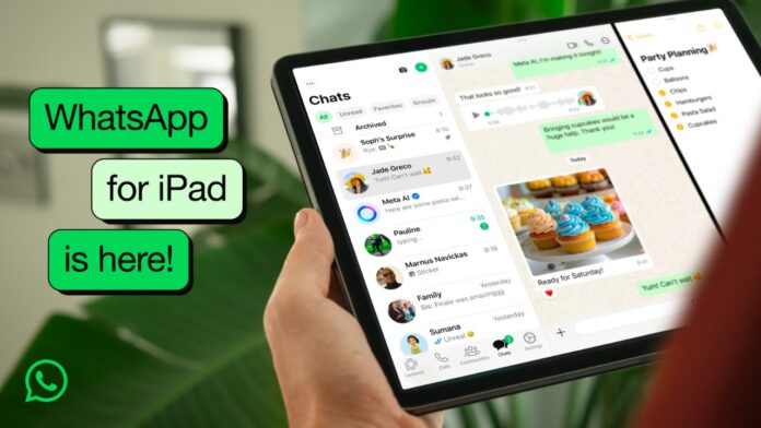 WhatsApp for iPad