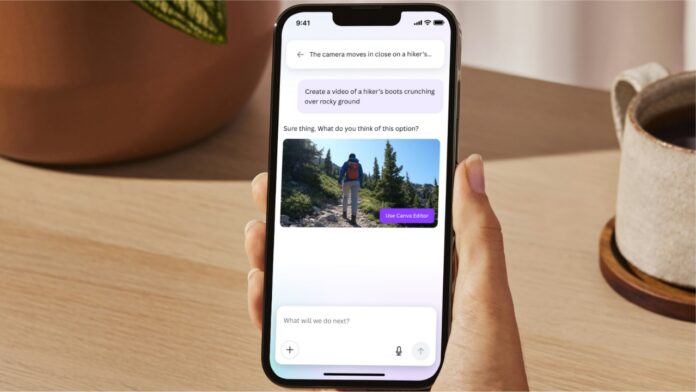 Canva Create a Video Clip feature