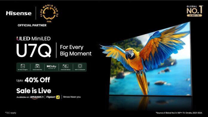 Hisense U7Q Mini-LED TV launched