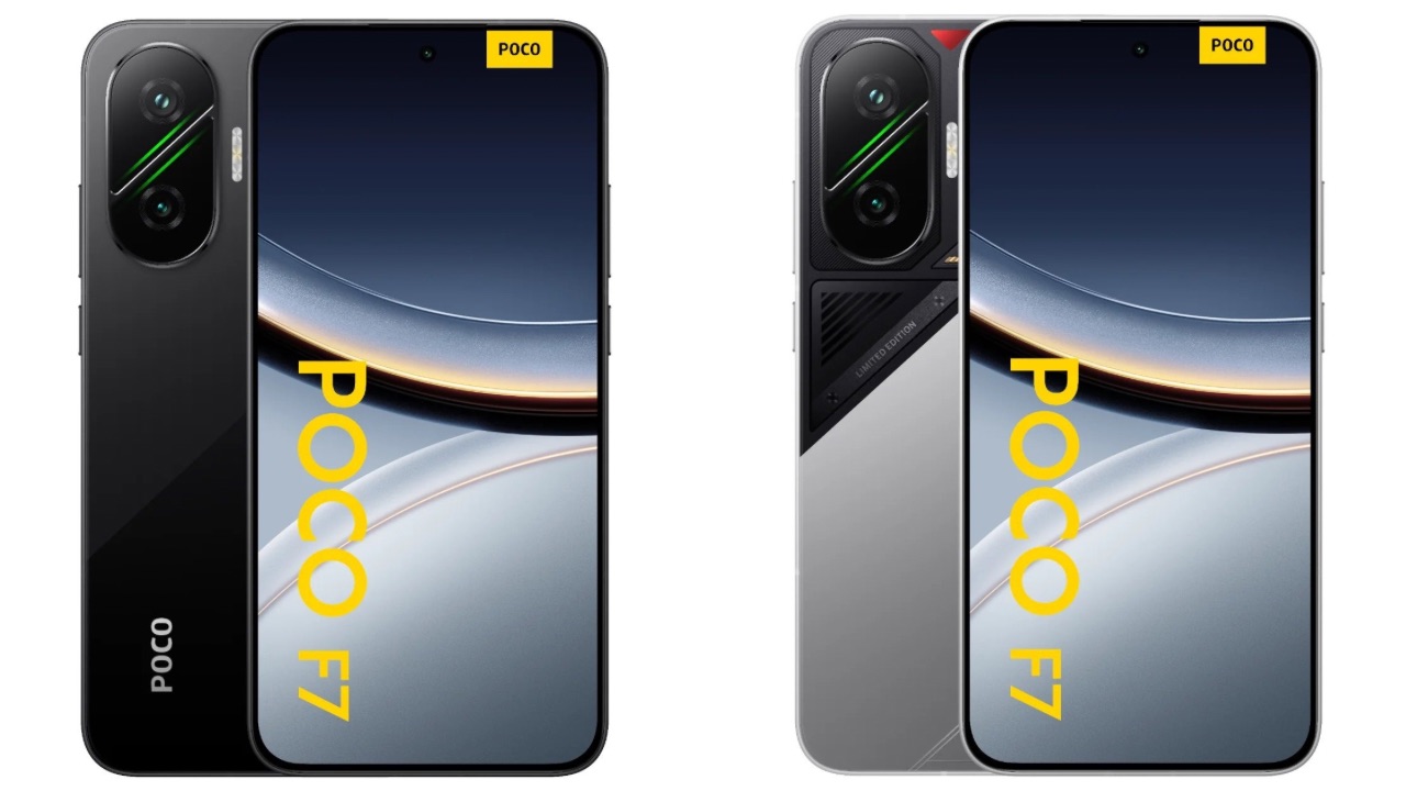 Poco f7 5G renders