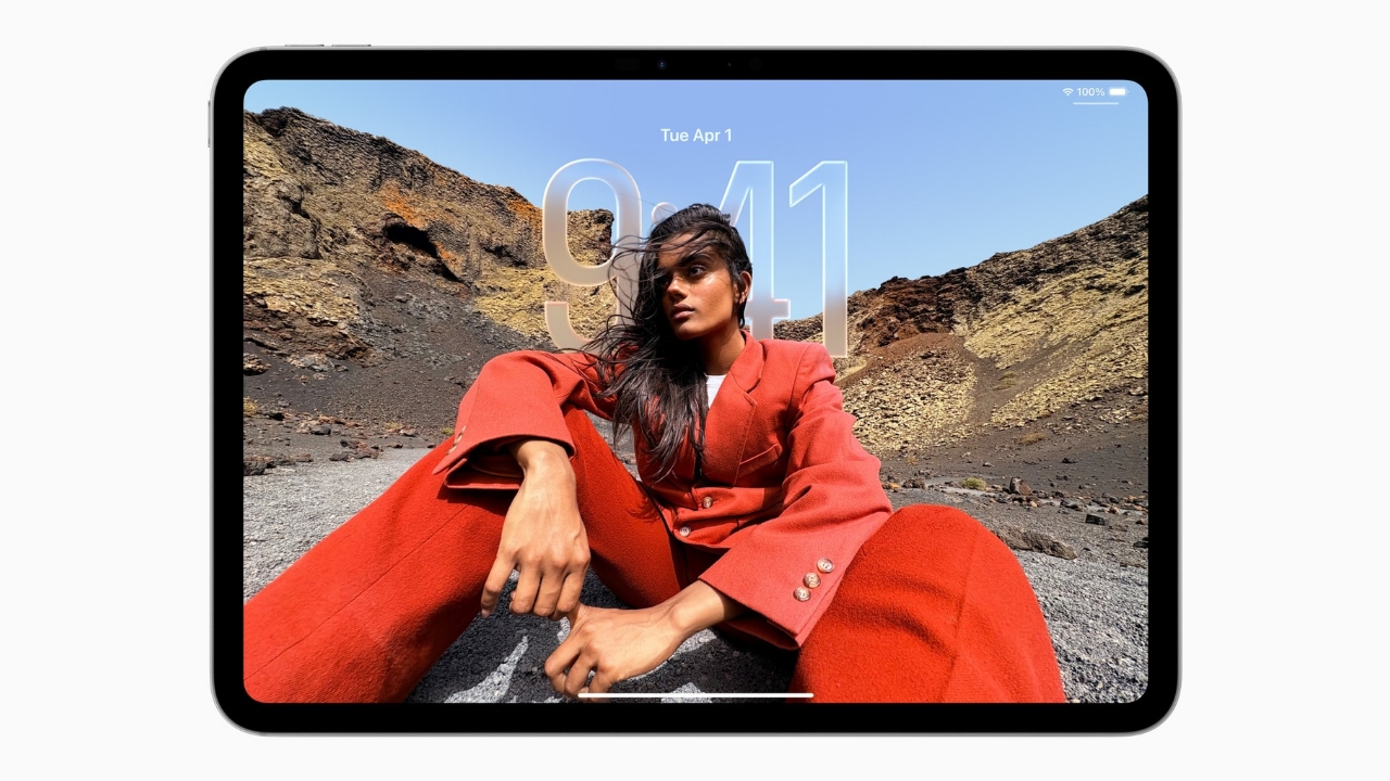 iPadOS liquid glass design