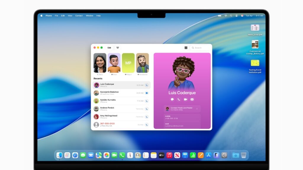 macOS phone app