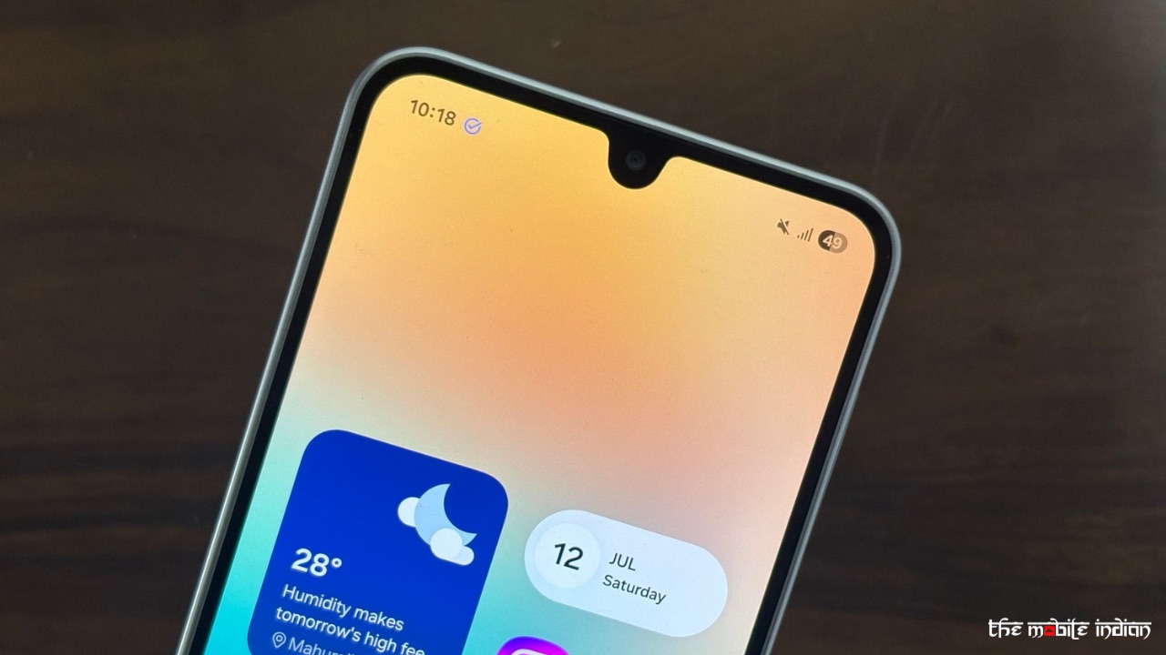 samsung Galaxy M36 5G notch