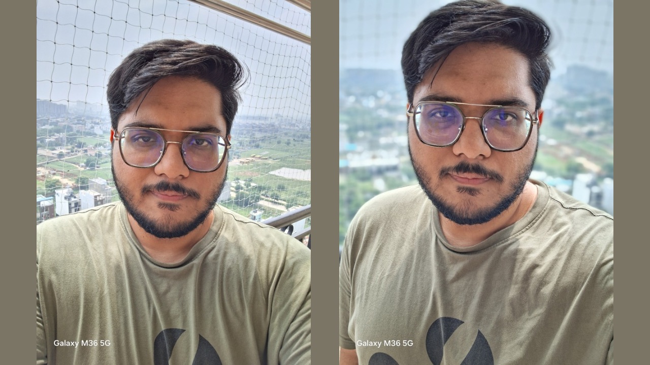 Galaxy M36 5G selfie