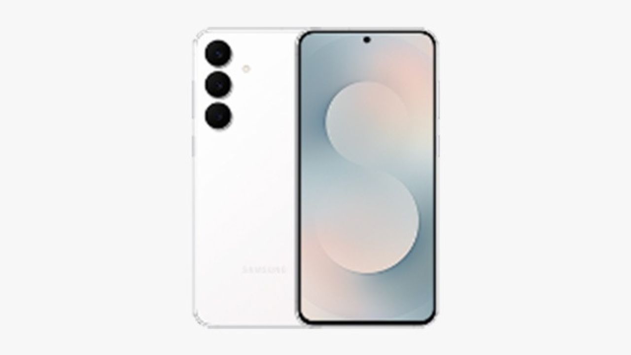 Galaxy S25 FE white render