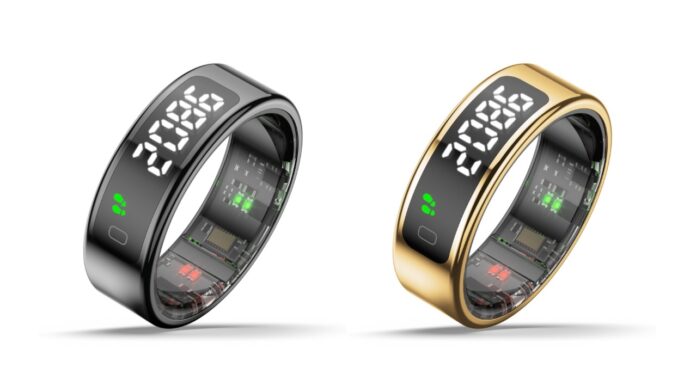 Pebble halo smart ring