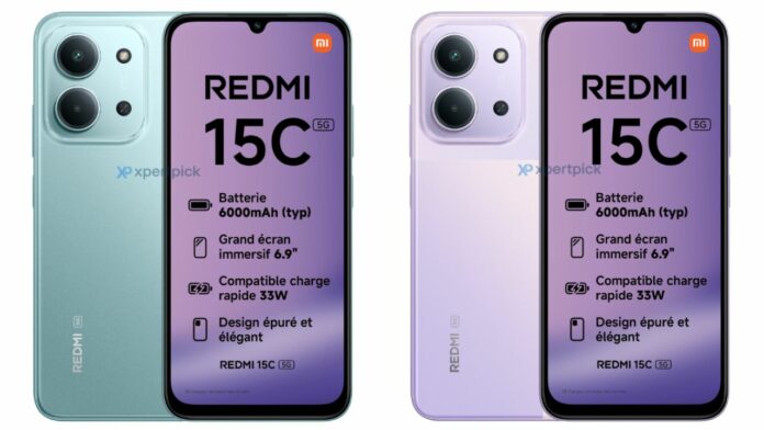 Redmi 15C 5G renders