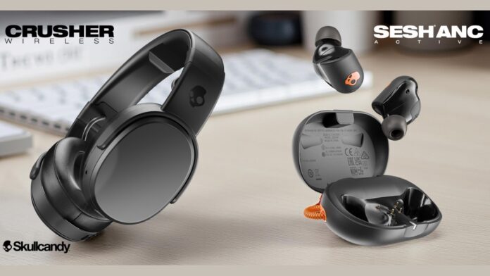 Skullcandy crusher wireless and Sesh ANC Active