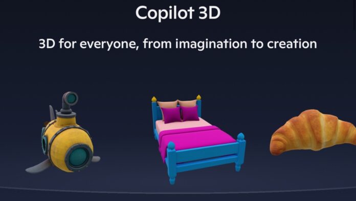 Copilot 3D announced