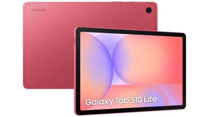 Galaxy Tab s10 lite leaks in coral