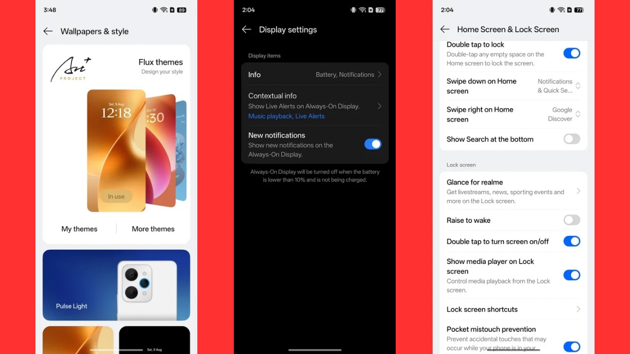 Realme 15 Pro 5G aod