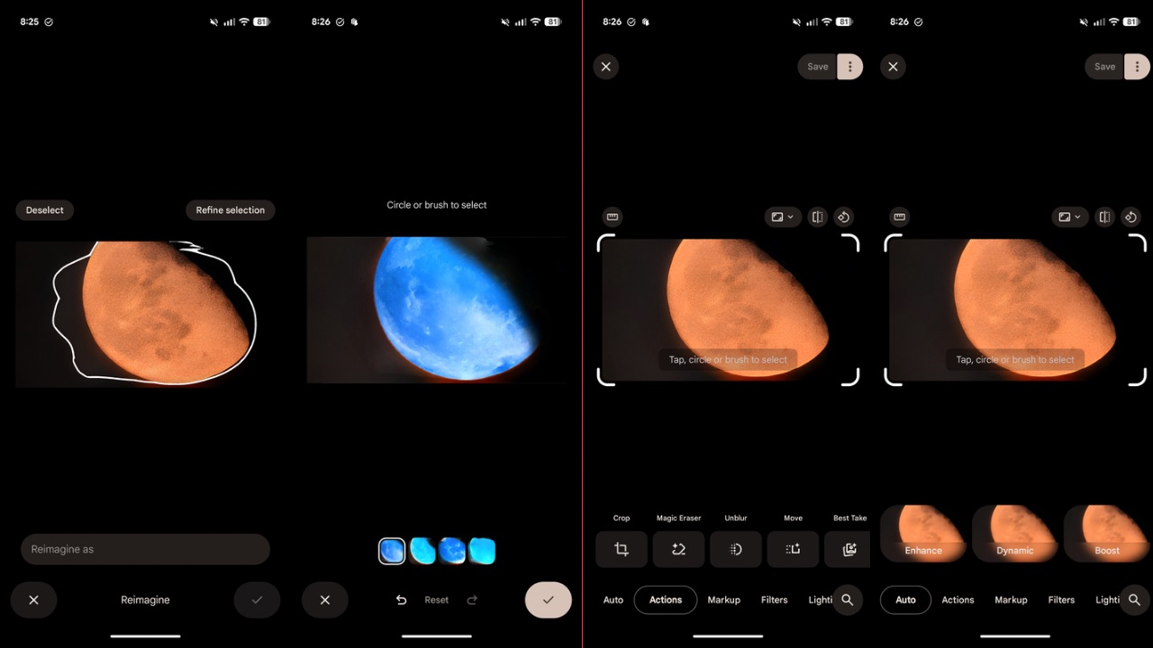 Pixel 10 Pro XL photo editing