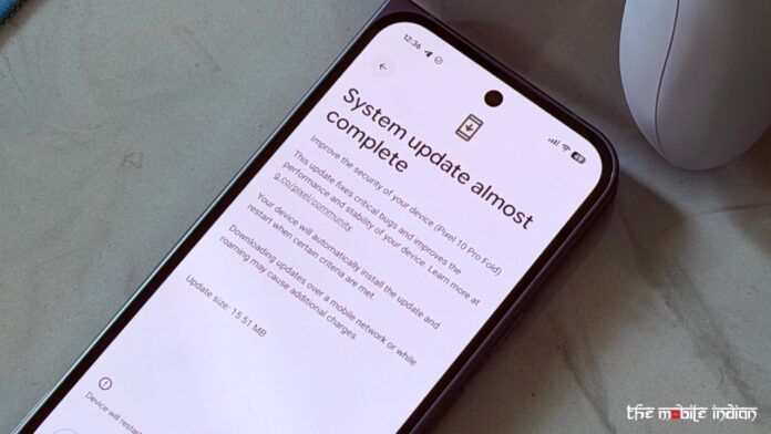 Second October 2025 update for Pixel devices
