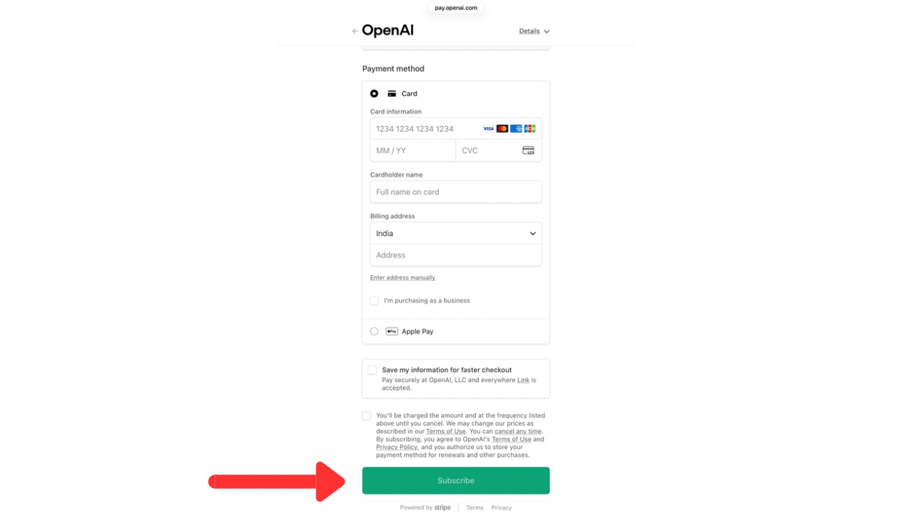 ChatGPT go for free step 5